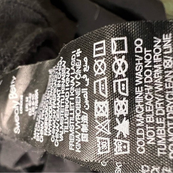 Sweaty Betty Oversized Cora Organic Cotton Black Cardigan Size Medium - Picture 14 of 15